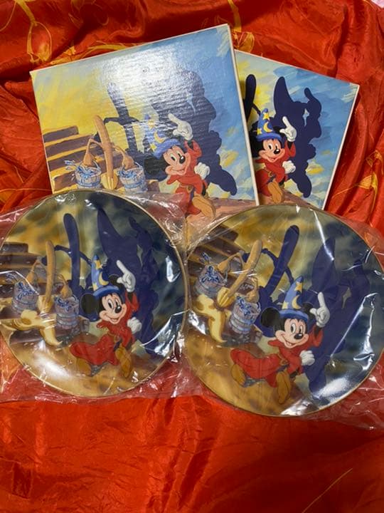 Disney FANTASIA プレート　2枚セット