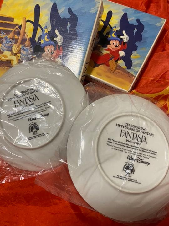 Disney FANTASIA プレート　2枚セット