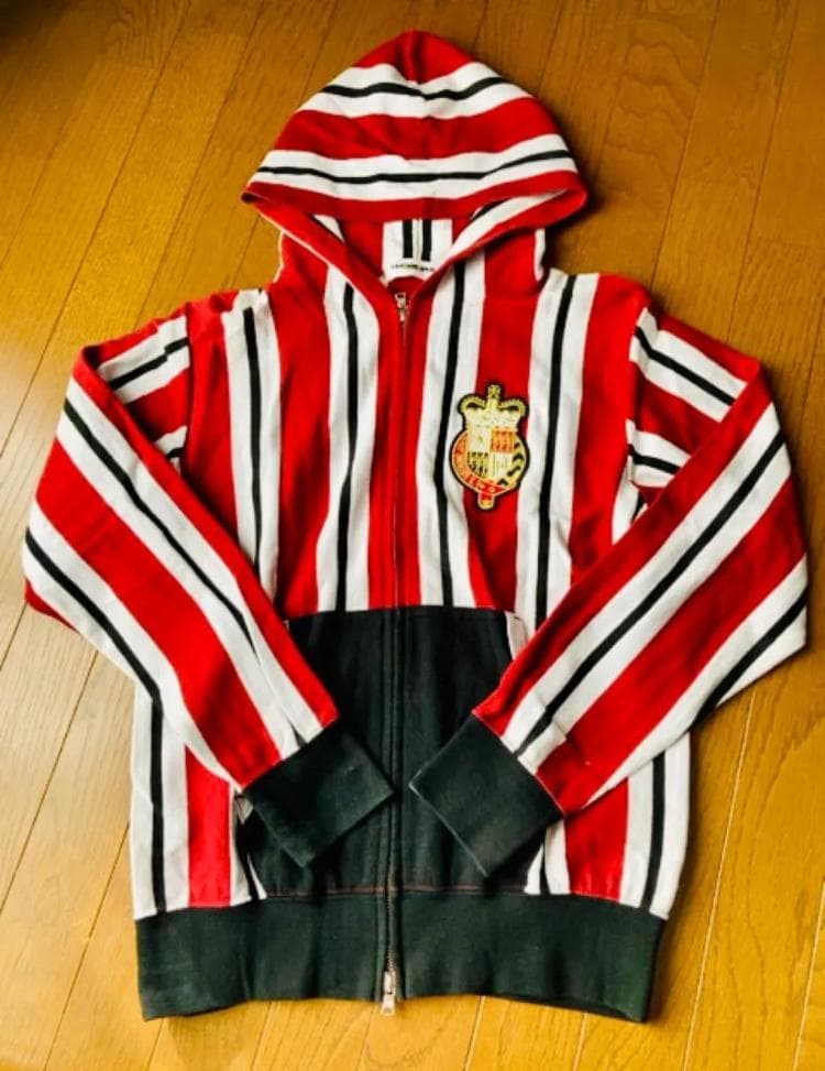 A BATHING APE ストライプ パーカー BAPE エイプ Mサイズ