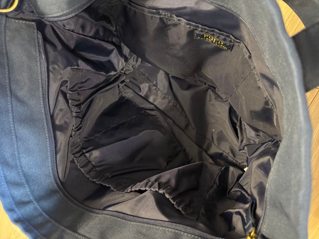 Ralph Lauren ネイビー トートバッグ　マザーズバック