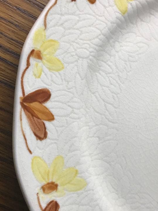 英国ビンテージ　ケーキ皿17cm コベントガーデン購入　実用可能