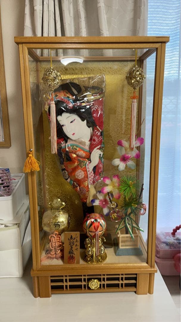 羽子板 伝統的なデザイン　オルゴール付き