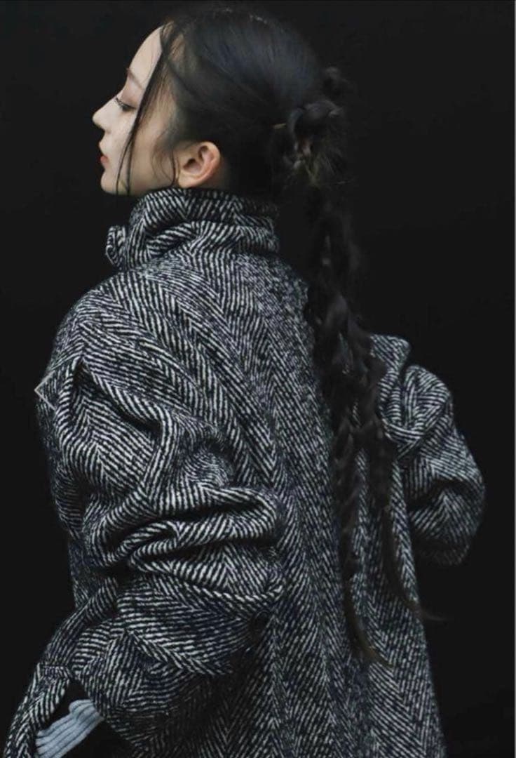 ジャケット・アウター melt the lady stand collar coat