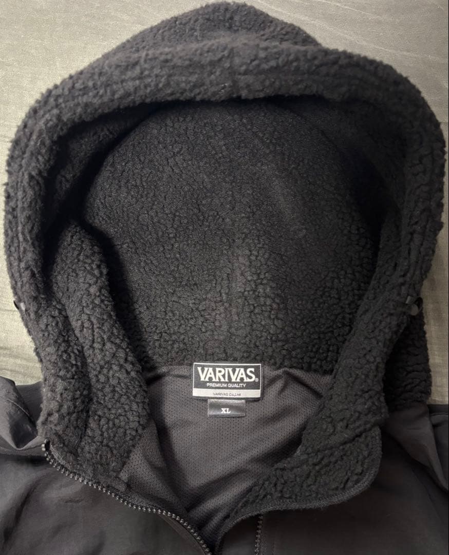 バリバス ボアジャケットフーディー XL VARIVAS ワカサギ