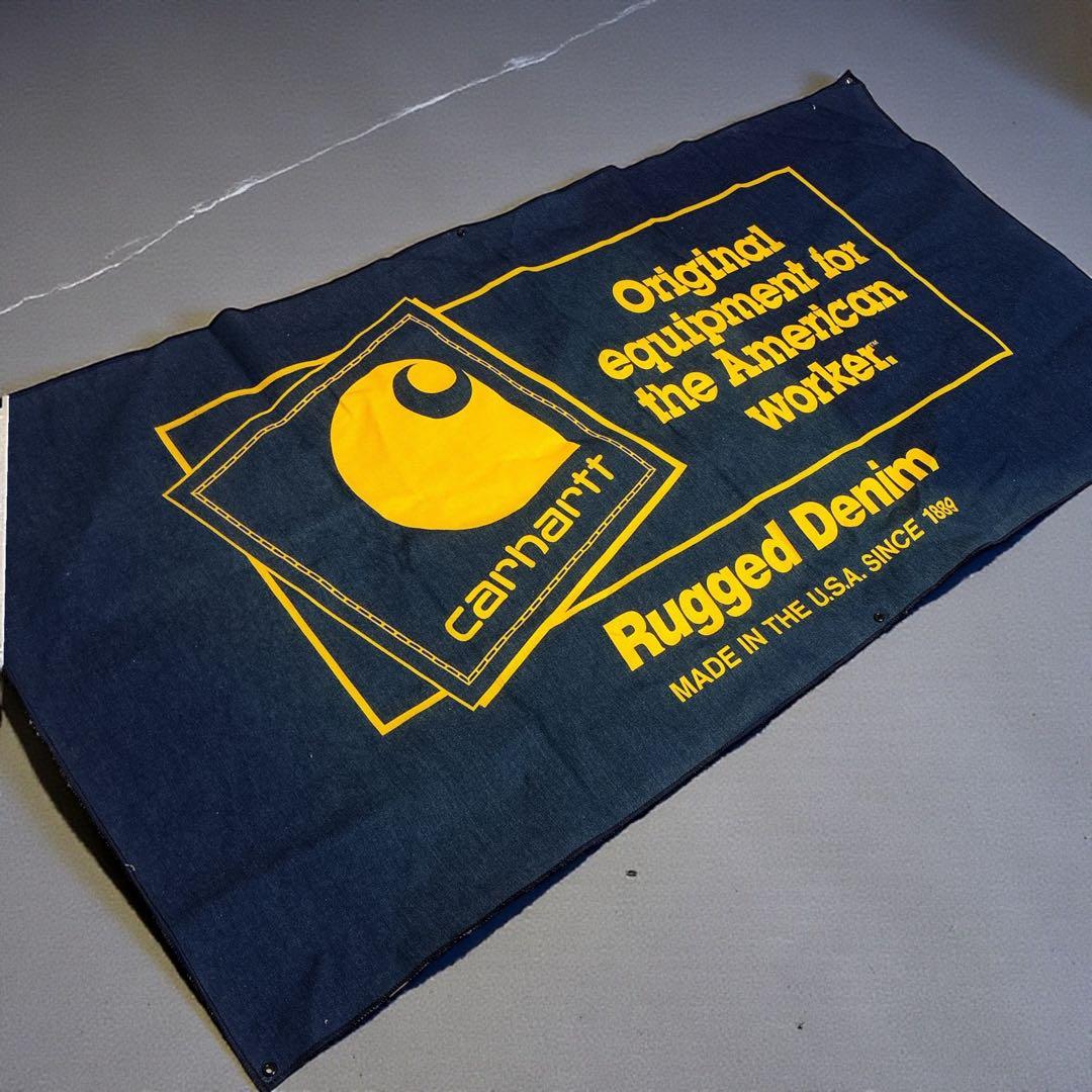 ヴィンテージ カーハート デニムバナー タペストリー 壁掛け