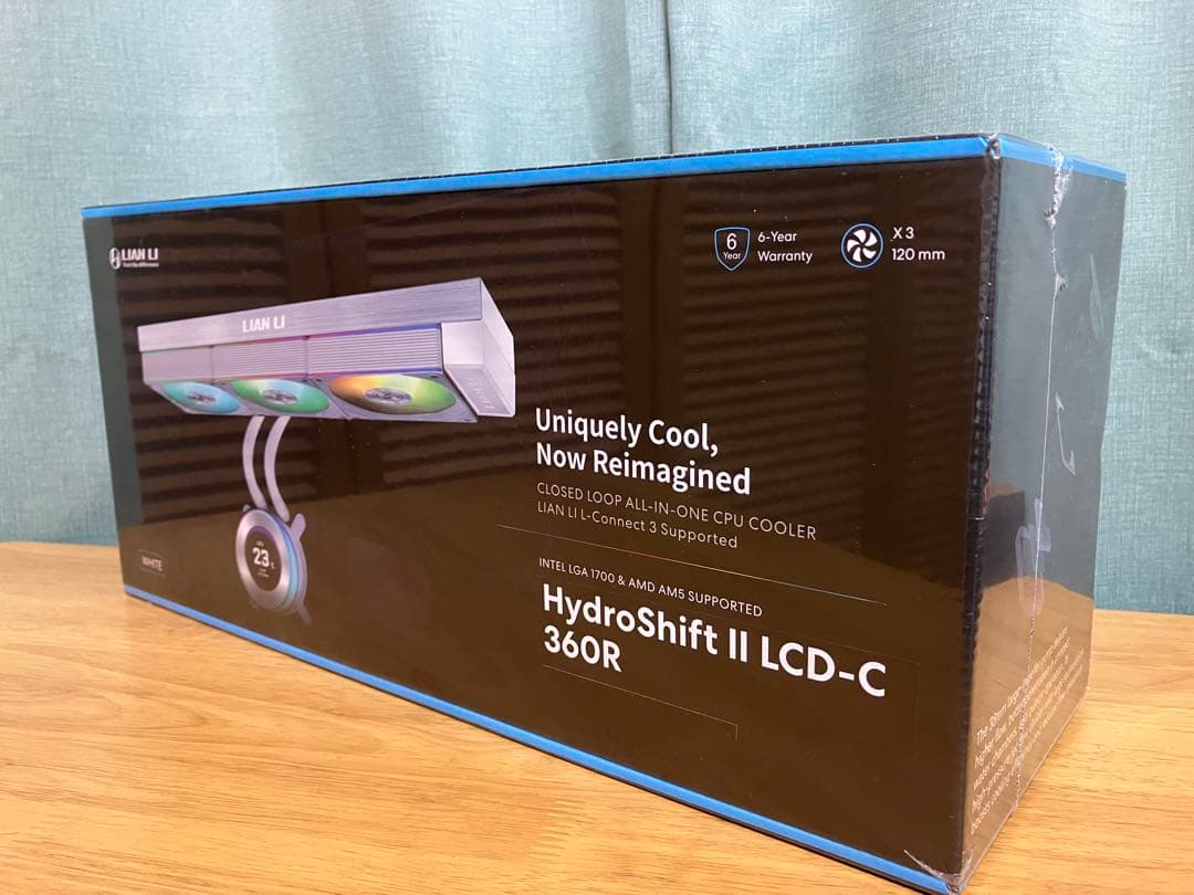 新品ホワイト】Lian Li HydroShift II LCD-C 360R