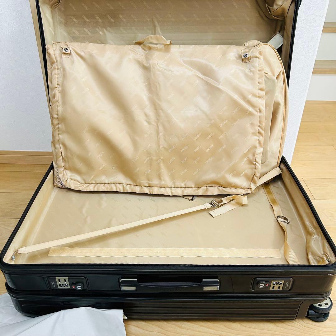 RIMOWA リモワ サルサデラックス ダークブラウン 4輪　2層式　大容量