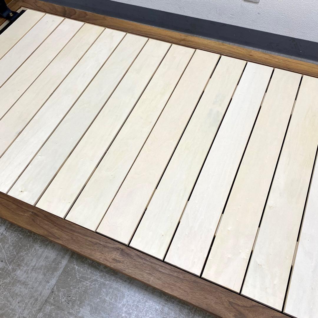 MUJI 無印良品 良品計画 ベッドフレーム シングルベッド ウォールナット