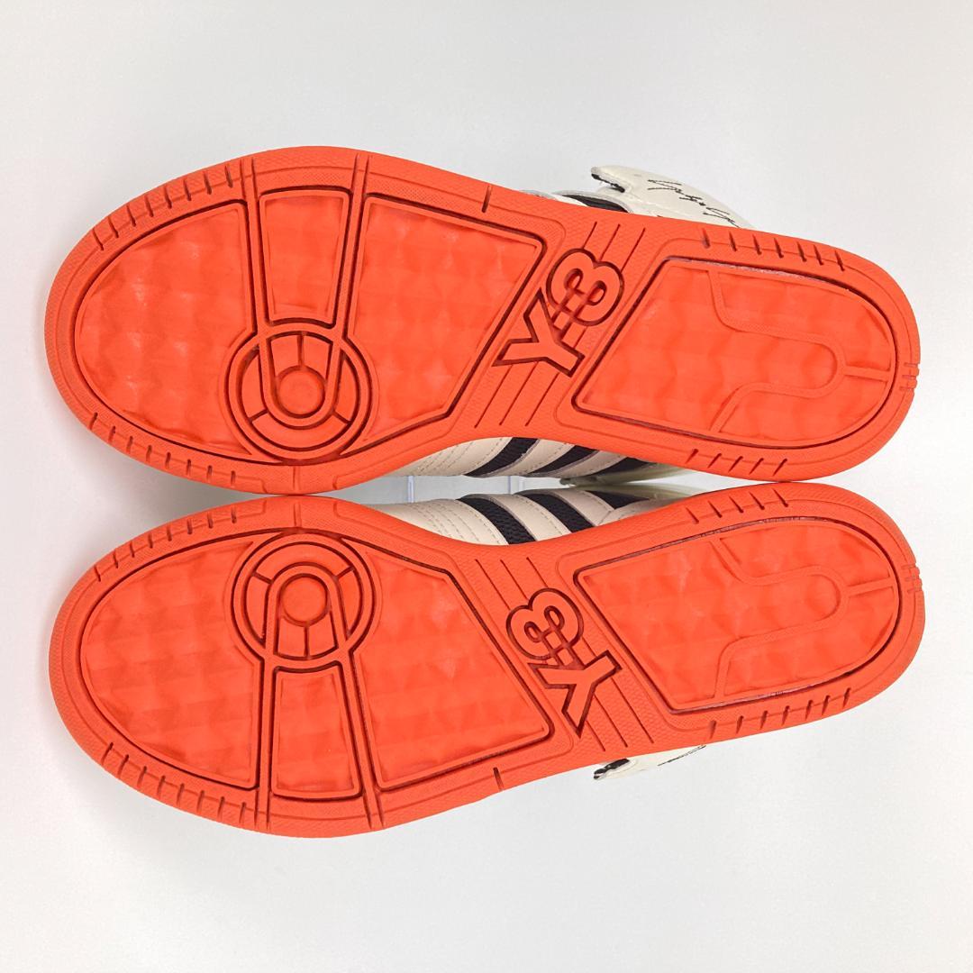 ワイスリー　HAYWORTH　レザーメッシュハイカットスニーカー　バスケット　白