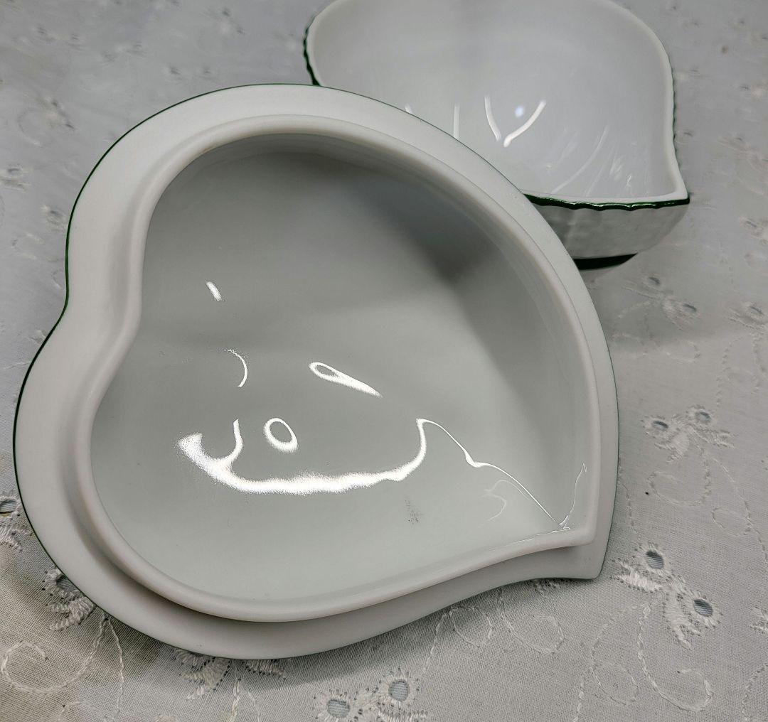 ヘレンド ウィーンの薔薇 ボンボニエール 小物入れ ピンクバラ ハート②