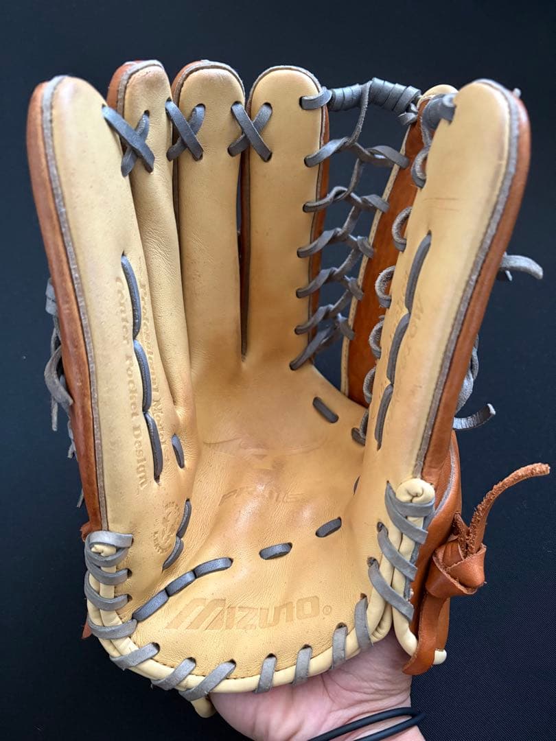 Mizuno 硬式グローブ 左投げ用 ブラウン/ベージュ