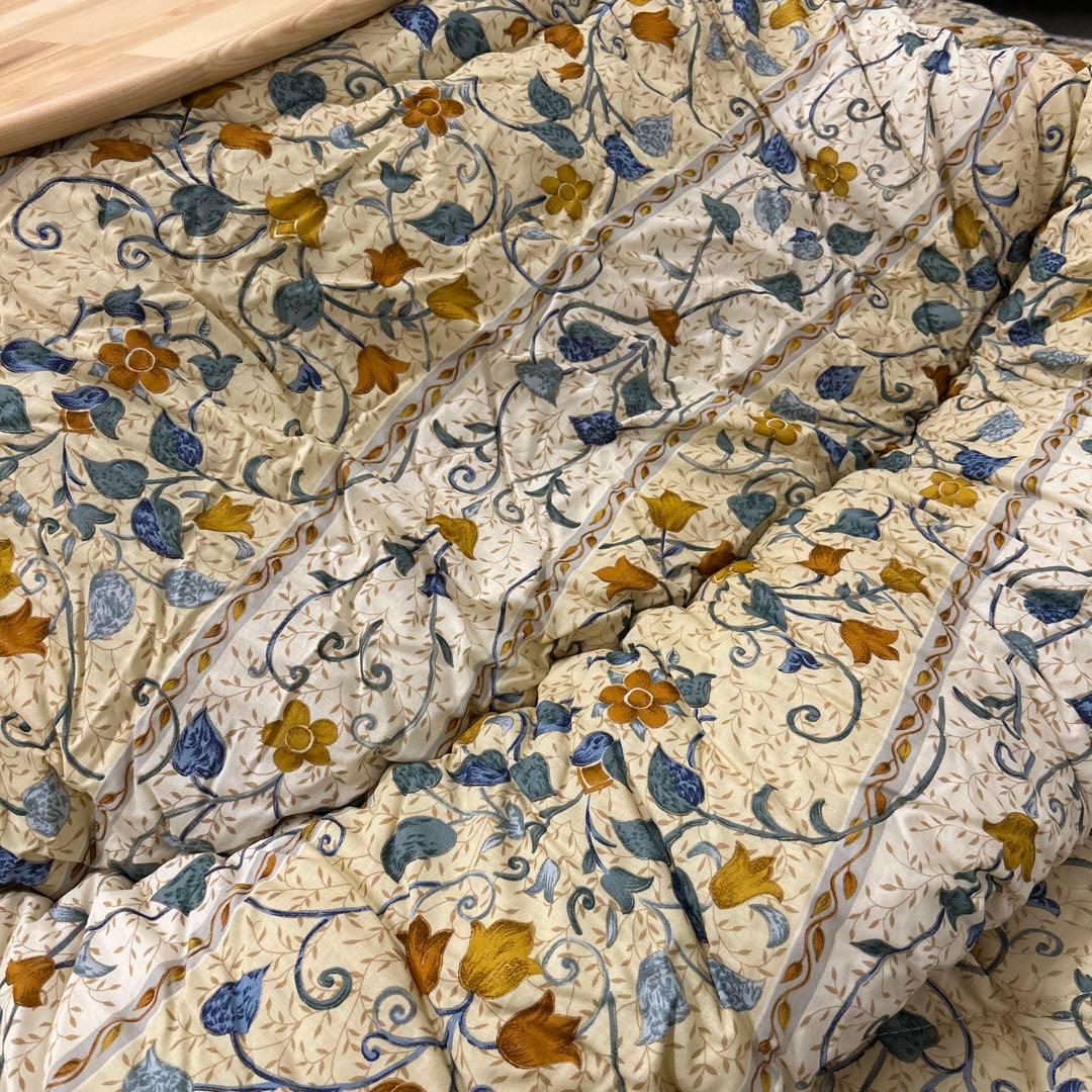 処分品☆こたつ布団掛敷セット 円形 丸いこたつ用布団 円形 北欧風