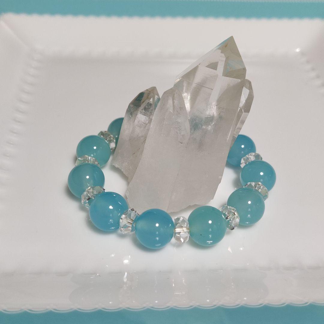 パワーストーン　天然石　レムリアン水晶　レインボー他　84g　No.288