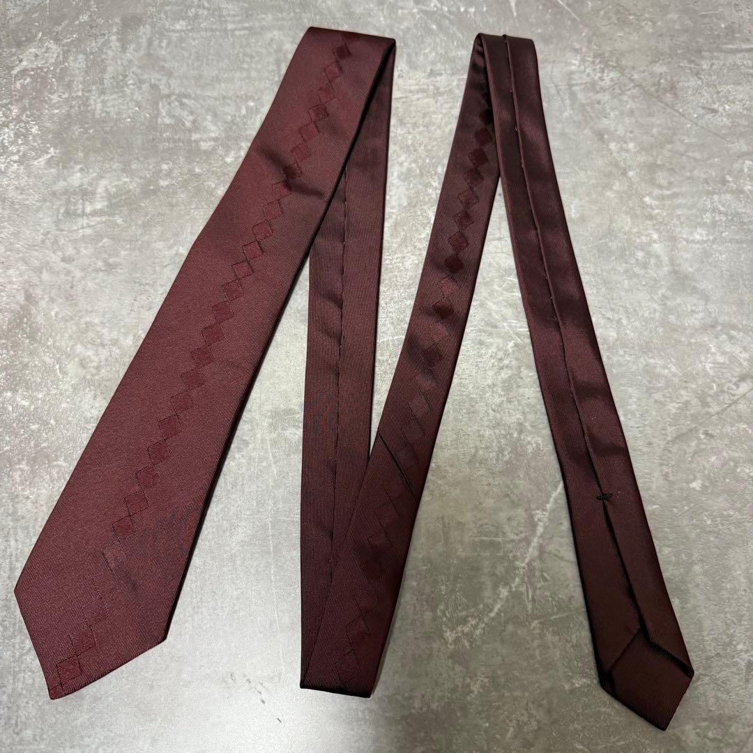 【✨美品✨】BOTTEGA VENETA ネクタイ イントレチャート 光沢 高級