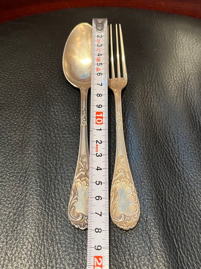 ピュイフォルカ　純銀製　スターリングシルバー950 スプーンとフォークセット