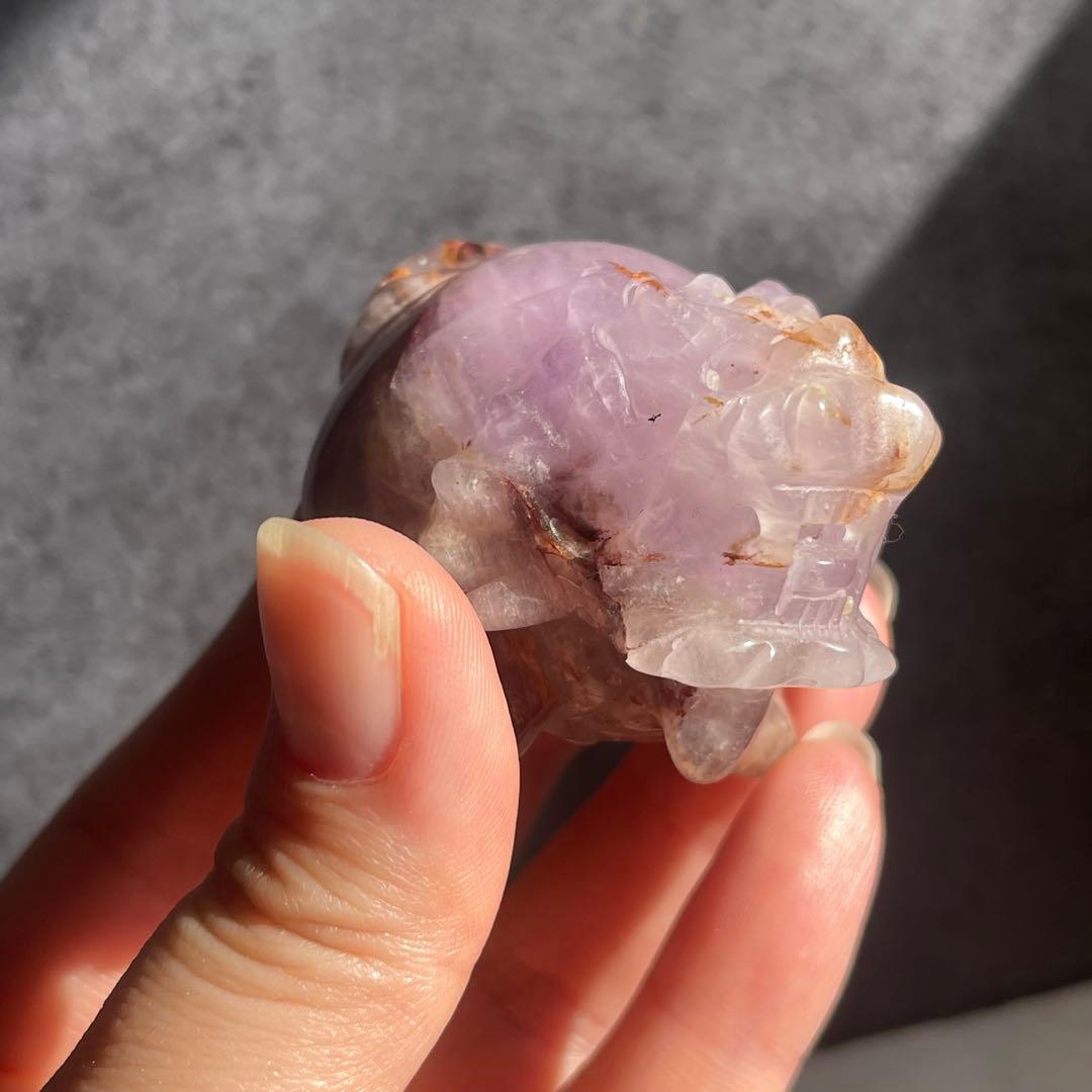 アメジスト 母岩入り 龍亀