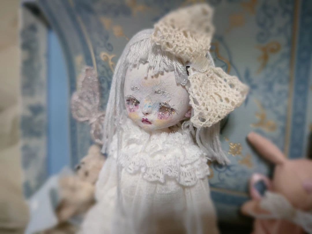創作ドール♡ウィッグ,ボディ付き♡ 左側の女の子