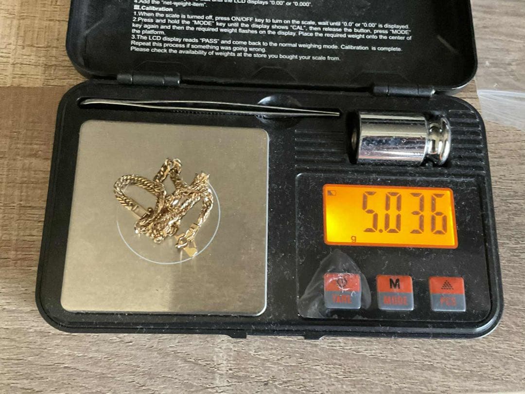 K18 喜平　12面トリプルブレスレット 18cm 約5.03g