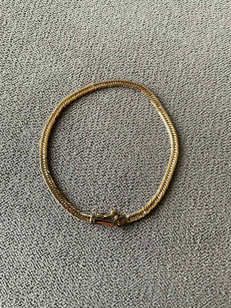 K18 喜平　12面トリプルブレスレット 18cm 約5.03g