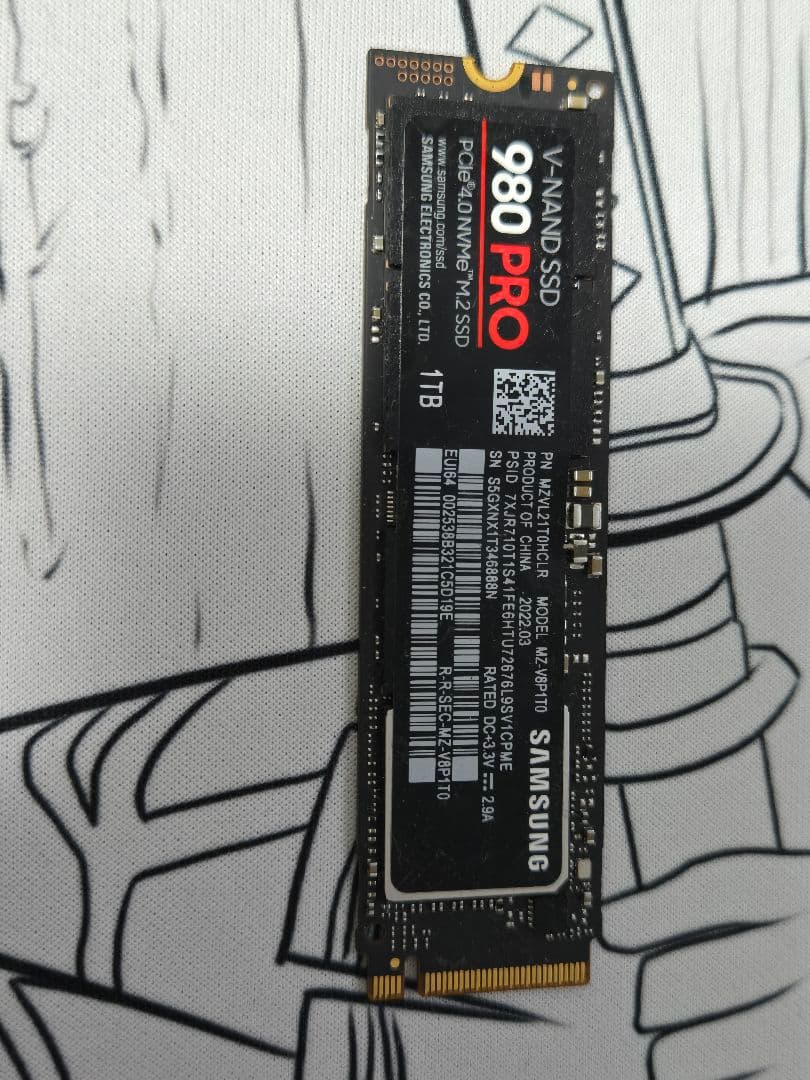 内蔵型SSD Samsung SSD 980 PRO 1TB M.2