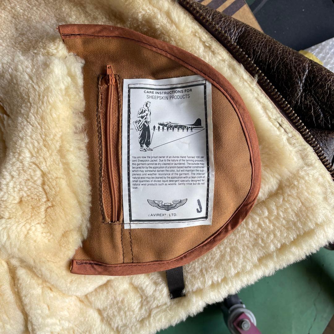 AVIREX フライトジャケット 2102 ブラウン