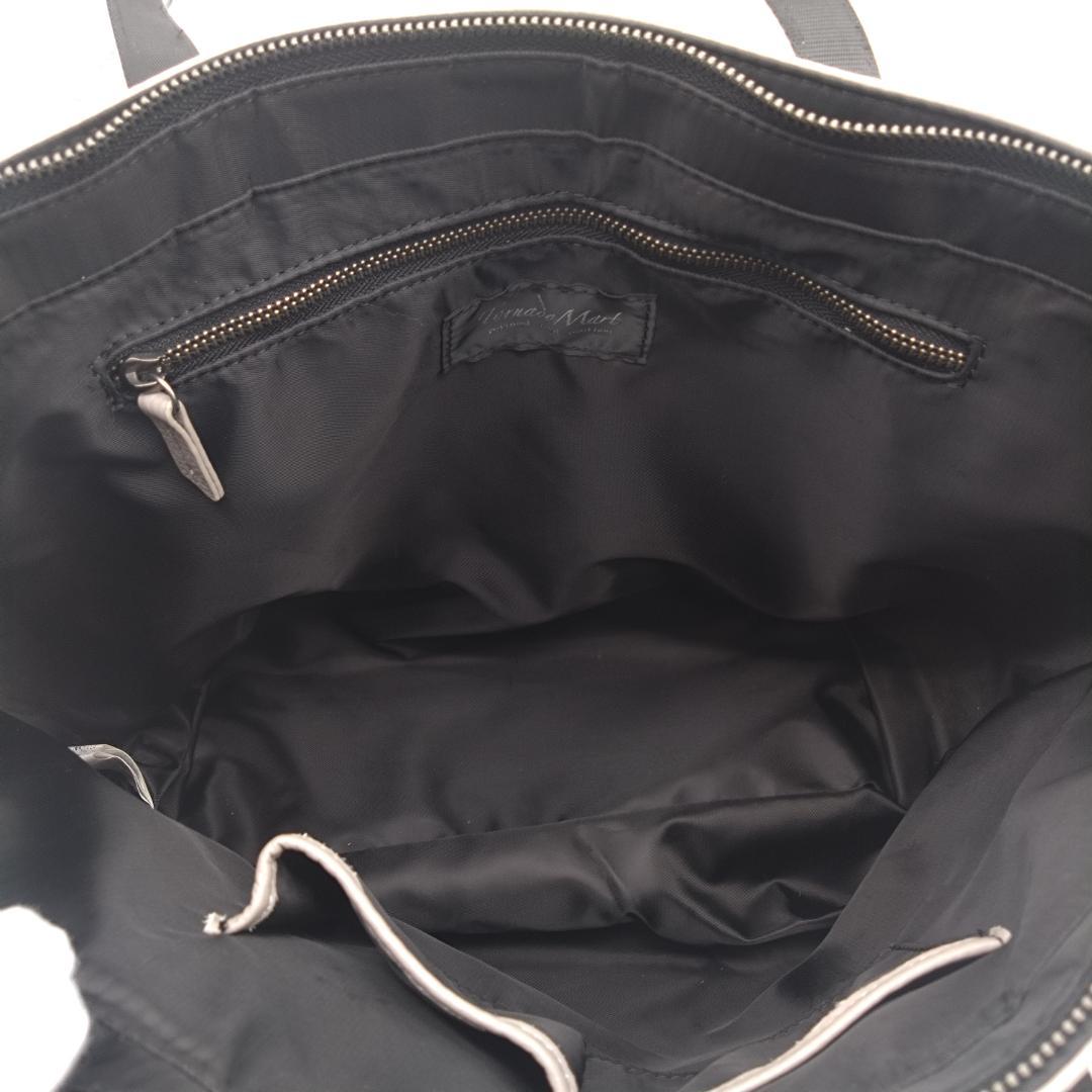 美品 トルネードマート オールレザー トートバッグ グレー