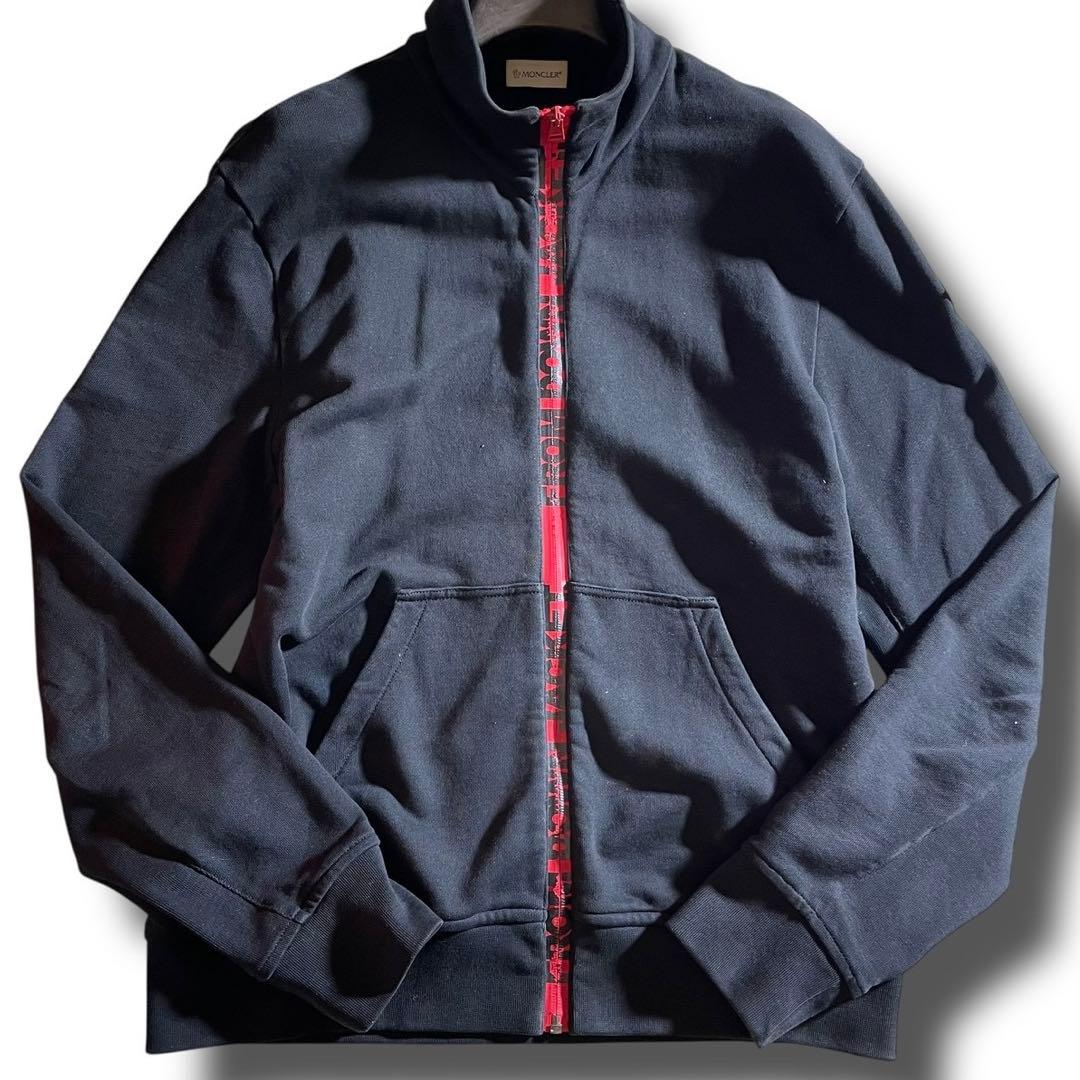 ①MONCLER モンクレール MAGLIA CARDIGAN ブルゾン ロゴ付