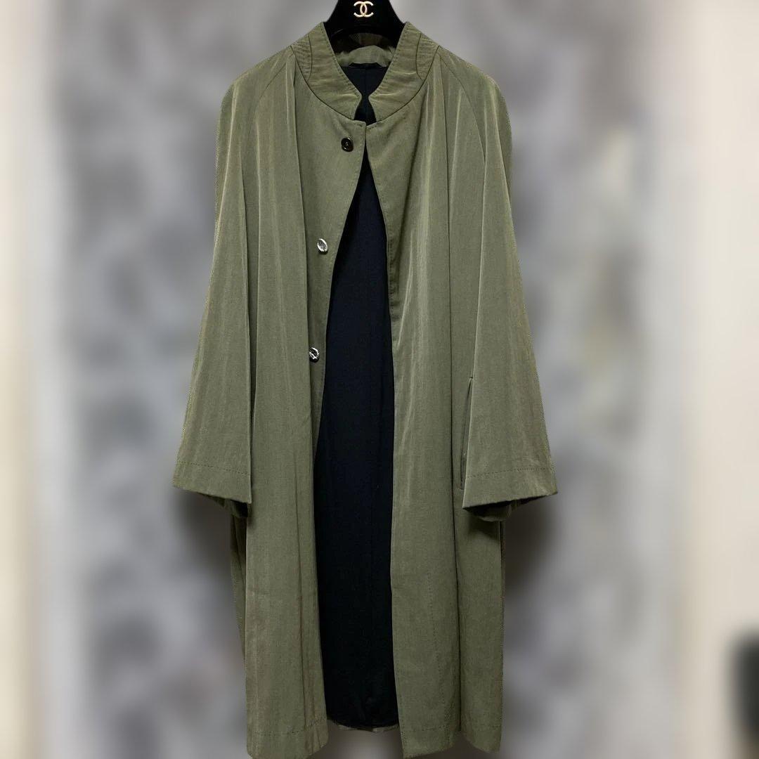 UDO EDLING PARIS カーキ　ギャバジンステンカラーコート