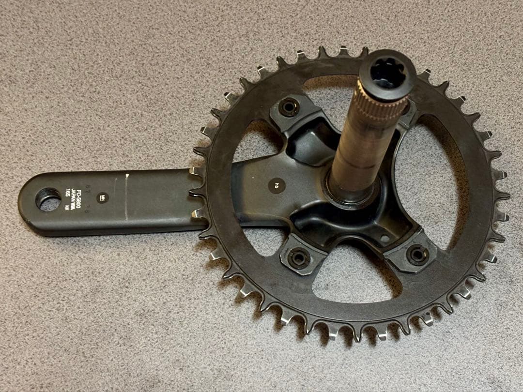 SHIMANO 105 FC-5800 165mm 42t シングル