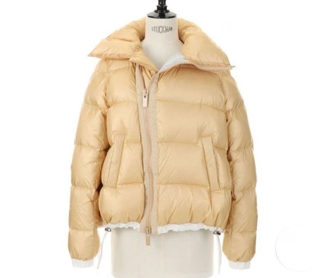 sacai サカイ Puffer アシンメトリー ダウンジャケット