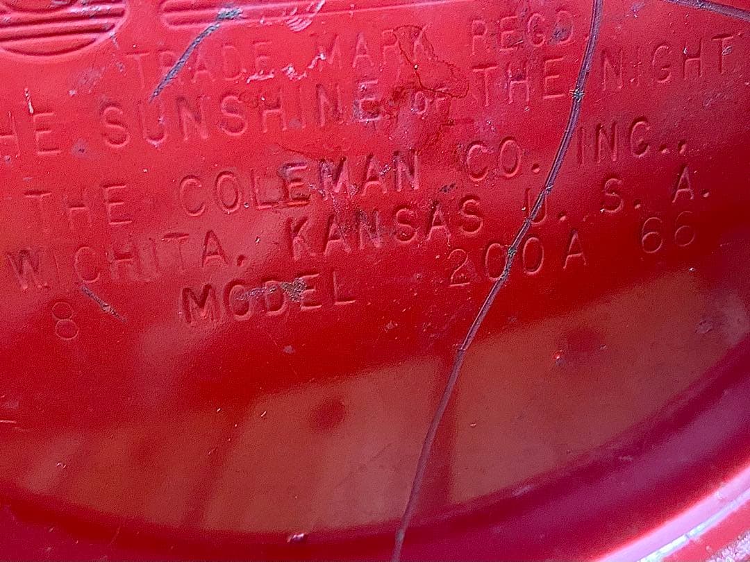 【燃焼絶好調☆】 coleman 200A パテペン　66年8月製造