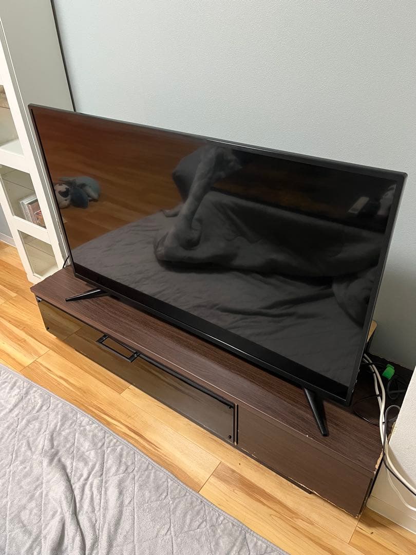 テレビ台 引き出し付き収　ダークブラウン