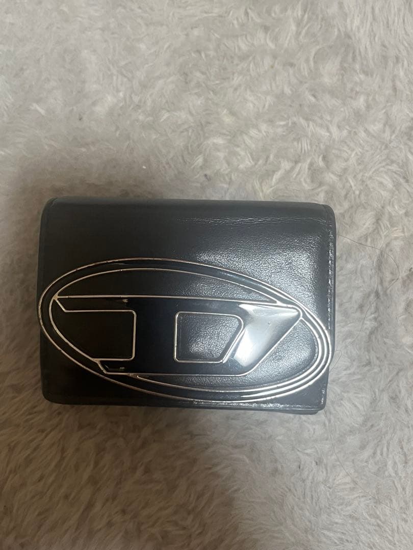 DIESEL ブラック 三つ折り財布