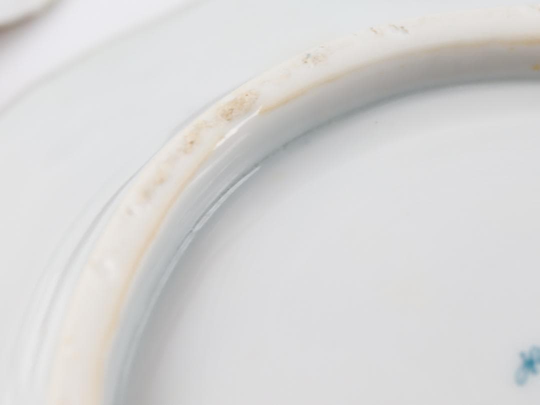 オールドノリタケ ハンドペイント 金彩薔薇絵 プレートセット 4枚 23cm