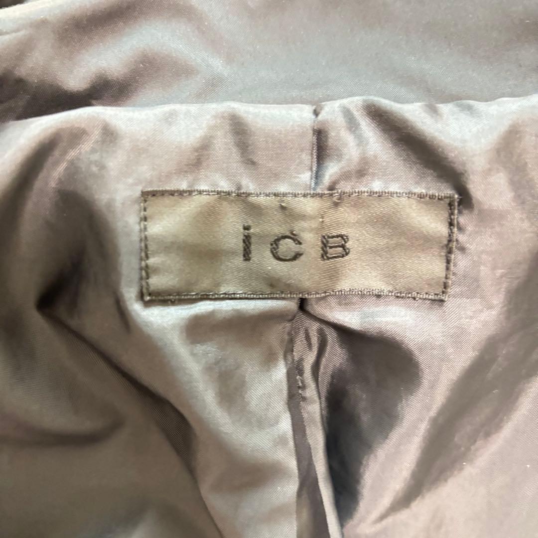 【最終セール】iCBアイシービー／オンワード樫山２WAYフード付きダウンコート