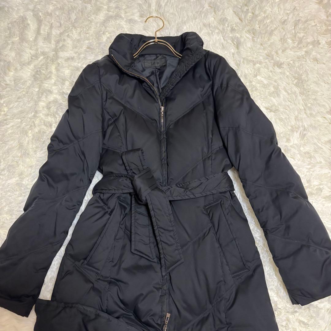 【最終セール】iCBアイシービー／オンワード樫山２WAYフード付きダウンコート