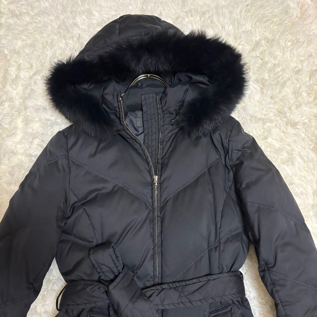 【最終セール】iCBアイシービー／オンワード樫山２WAYフード付きダウンコート