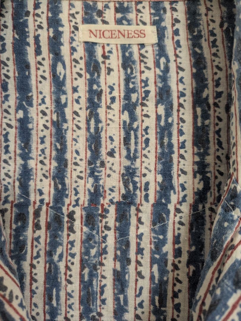 トップス NICENESS PUTHLI.L BLUE sizaM