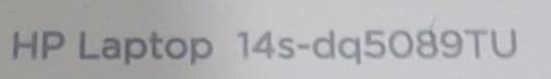 HP Laptop 14s-dq5089TU ホワイト 本体 ACアダプター付き