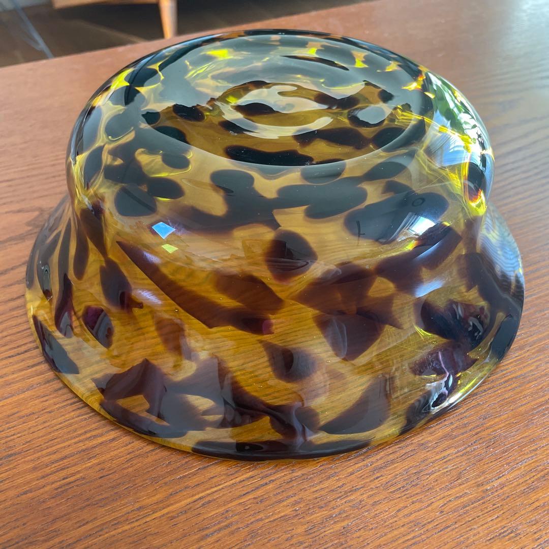 【昭和レトロ】スガハラガラス　ニューサバンナガラスボウル　24㎝