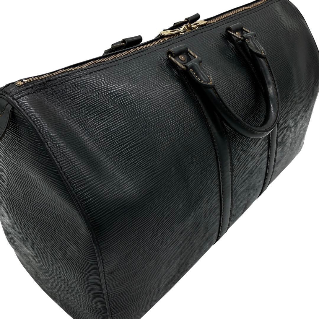 【LOUIS VUITTON】キーポル45 エピ　ボストンバッグ　ブラック.