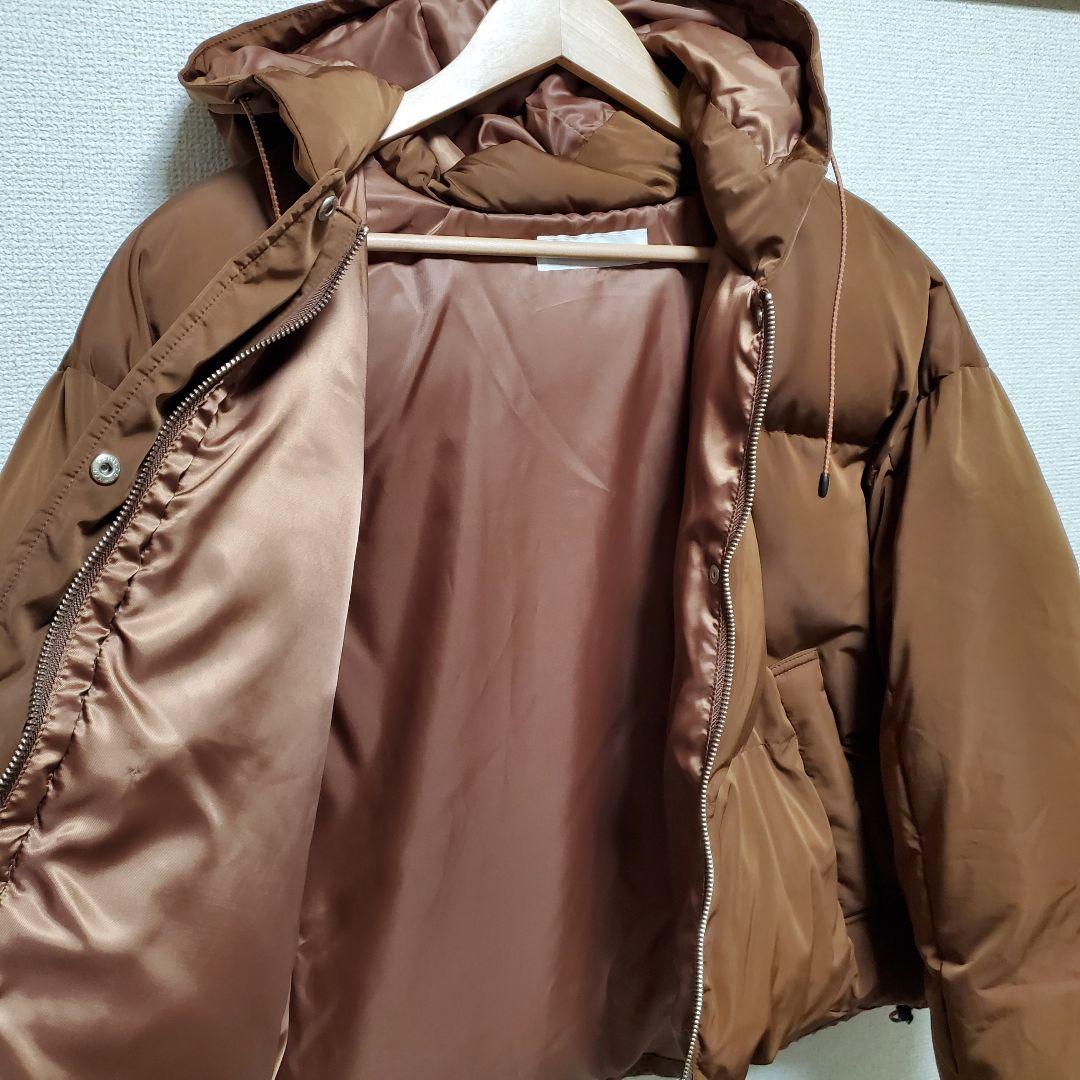 ウィムガゼット THE PAUSE パファーショート 中綿ブルゾン 茶