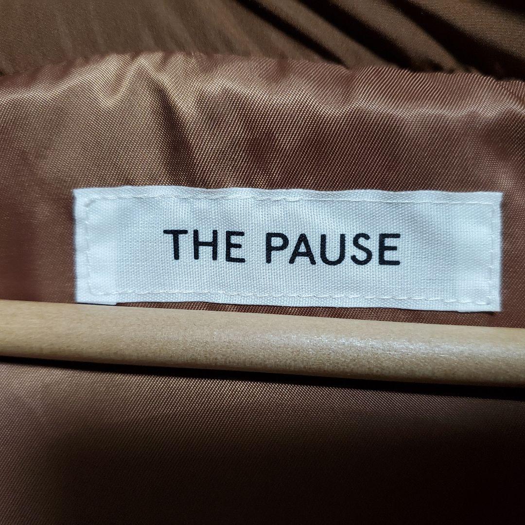 ウィムガゼット THE PAUSE パファーショート 中綿ブルゾン 茶