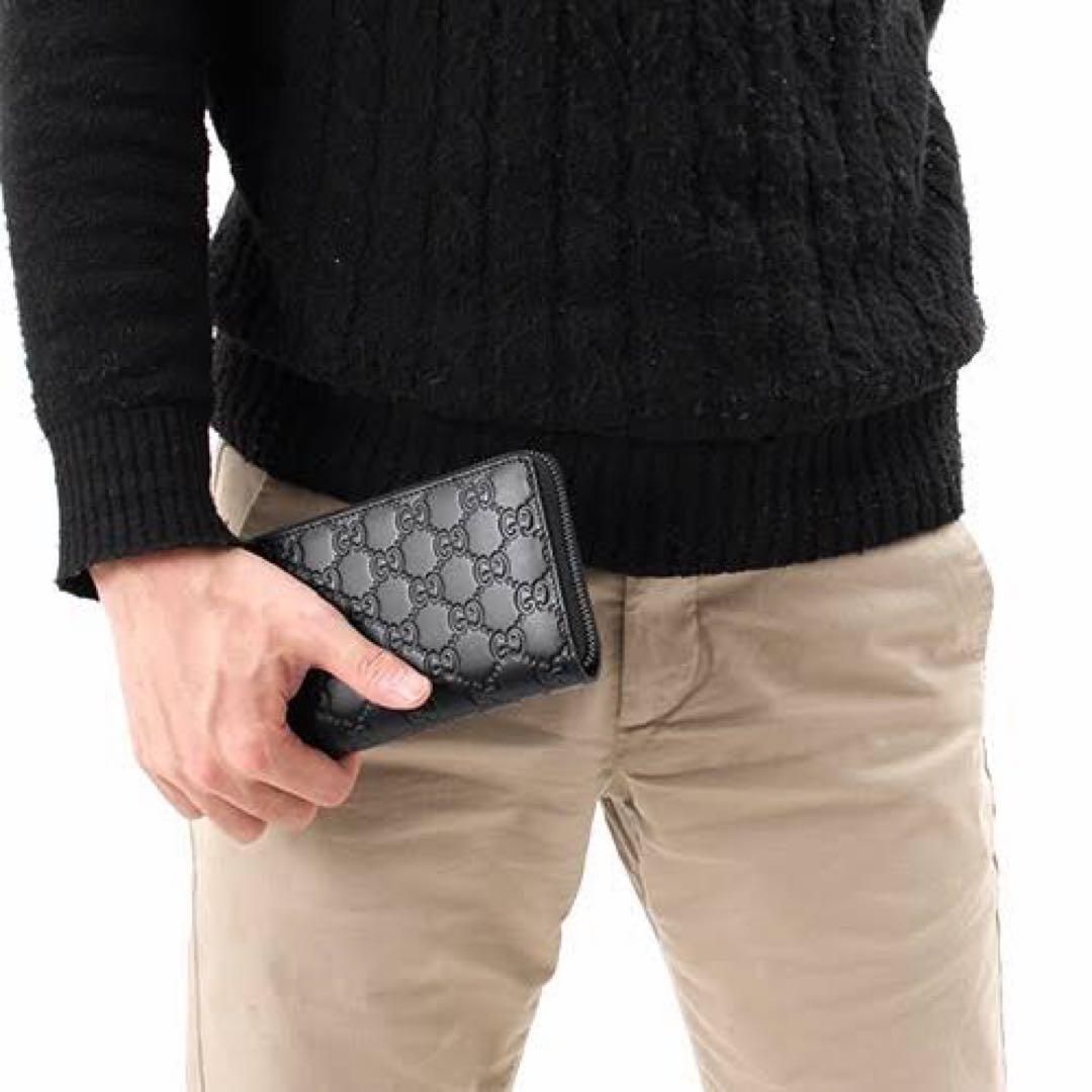グッチ GUCCI シマ 307987 長財布 ラウンドファスナー