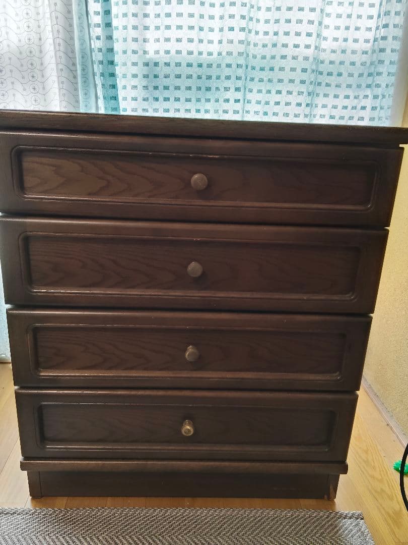 カリモク　木製チェスト 4段　引き出し