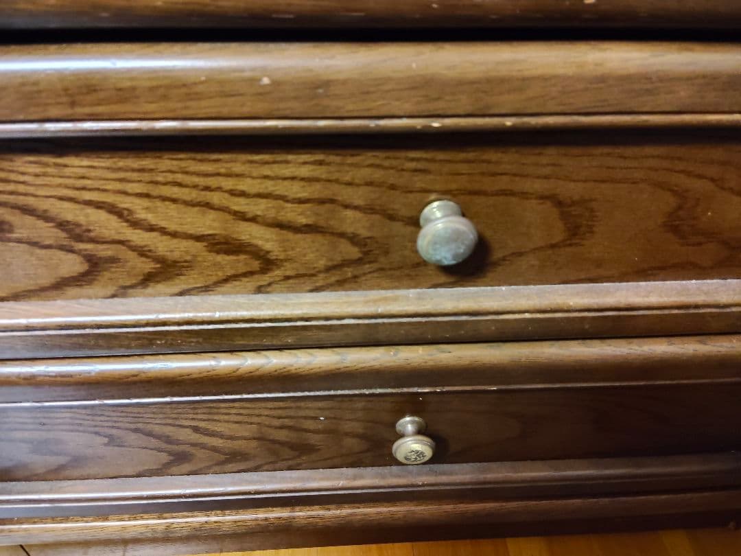 カリモク　木製チェスト 4段　引き出し