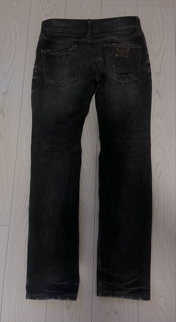 “Dolce & Gabbana” Straight Black Denim