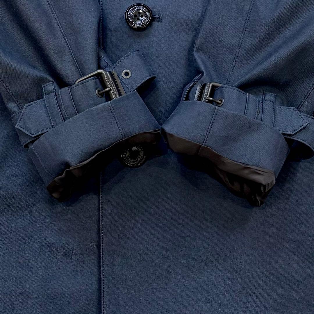 【ブラックレーベルクレストブリッジ】 ライナー付 ステンカラーコート　M