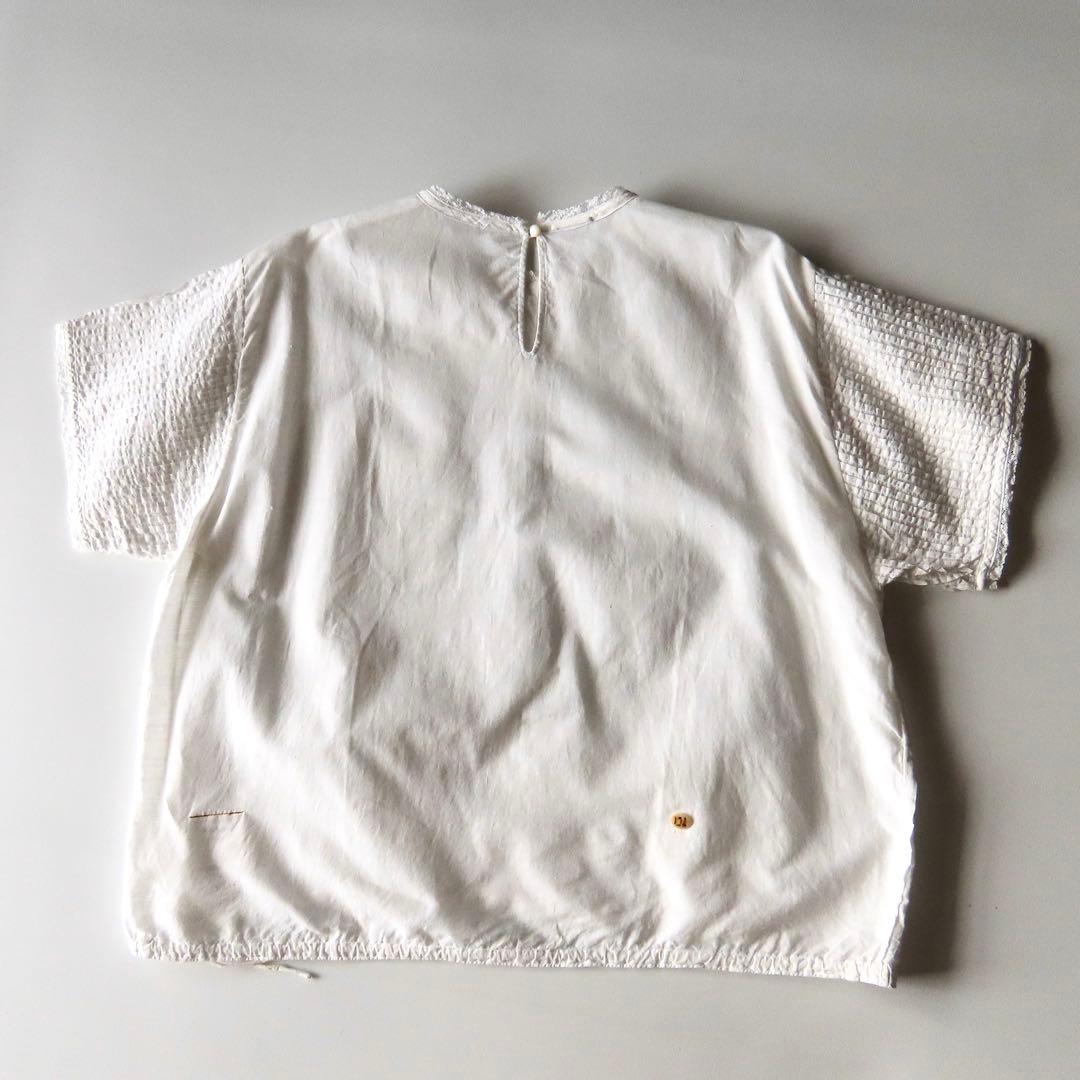 45R インドカディのタックdeTシャツ 3 プルオーバーブラウス 45rpm