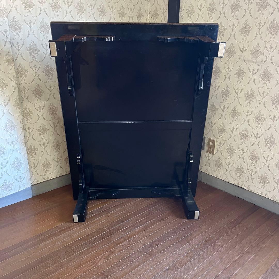 【アンティーク】津軽塗り 座卓 ちゃぶ台 センターテーブル 座敷机 工芸品